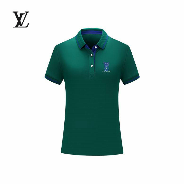 Wholesale Cheap Replica Louis Vuitton Short Sleeve Lapel T Shirts for Sale