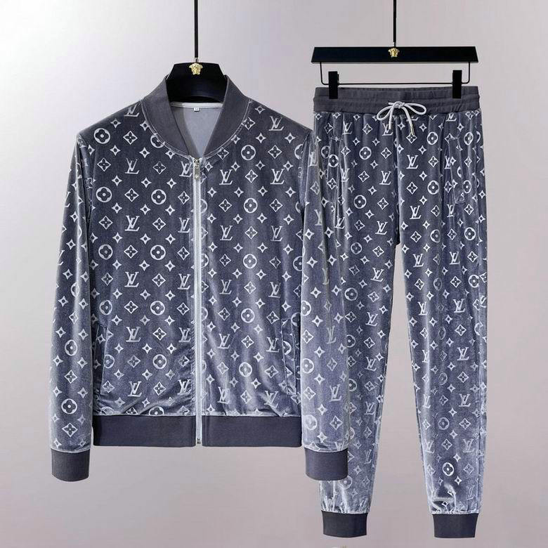 Wholesale Cheap LV Long Sleeve Tracksuits for Sale