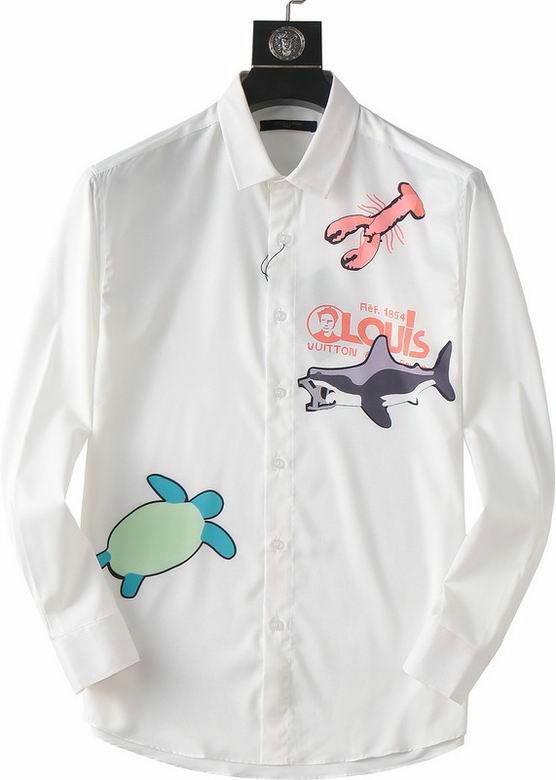 Wholesale Cheap Louis Vuitton Long Sleeve Designer Shirts for Sale