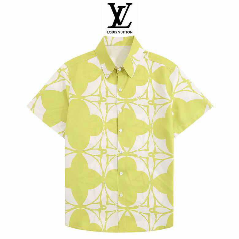 Wholesale Cheap Lv Short Sleeve Shirts for Sale