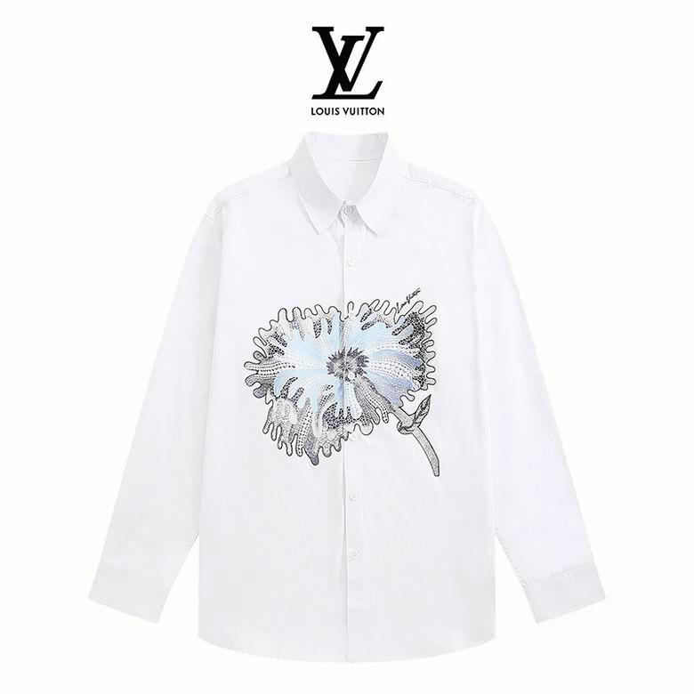 Wholesale Cheap Lv Long Sleeve Shirts for Sale