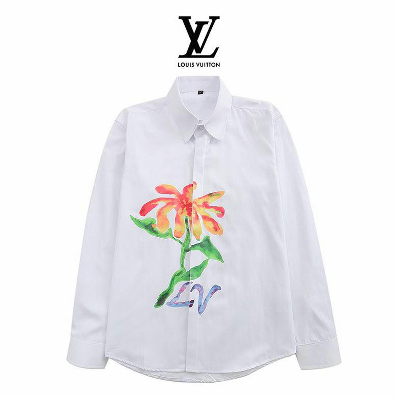 Wholesale Cheap Lv Long Sleeve Shirts for Sale