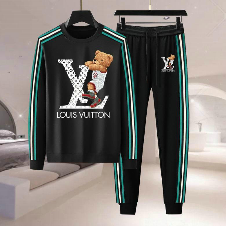 Wholesale Cheap LV Long Sleeve Tracksuits for Sale