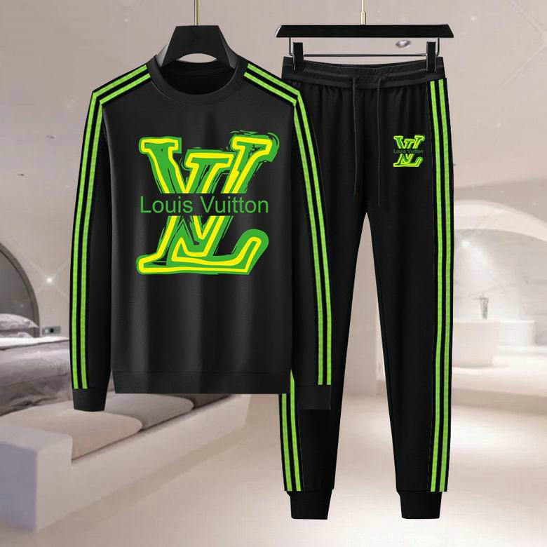 Wholesale Cheap LV Long Sleeve Tracksuits for Sale