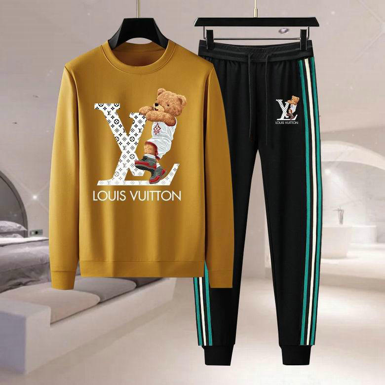 Wholesale Cheap LV Long Sleeve Tracksuits for Sale