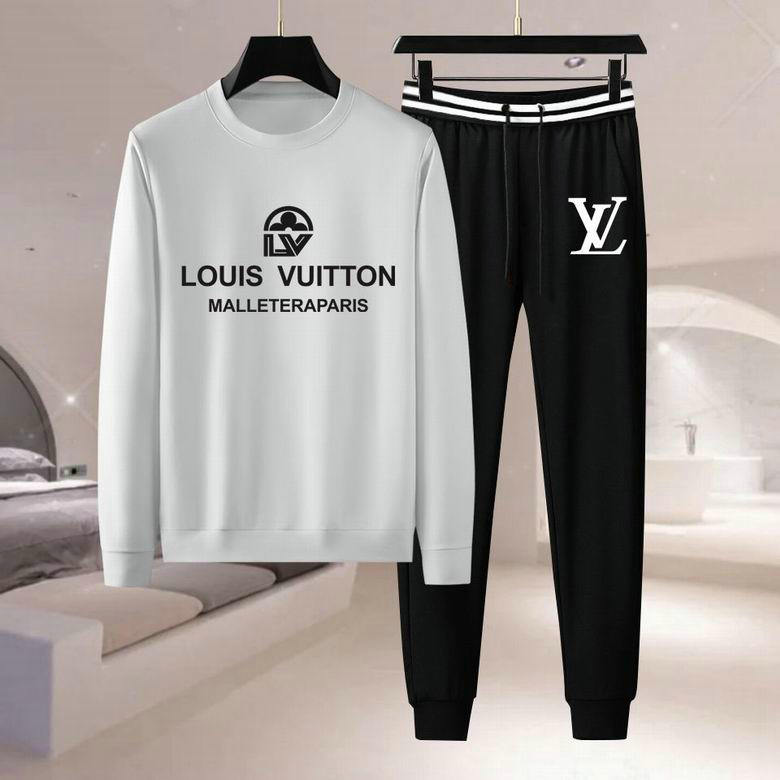 Wholesale Cheap LV Long Sleeve Tracksuits for Sale