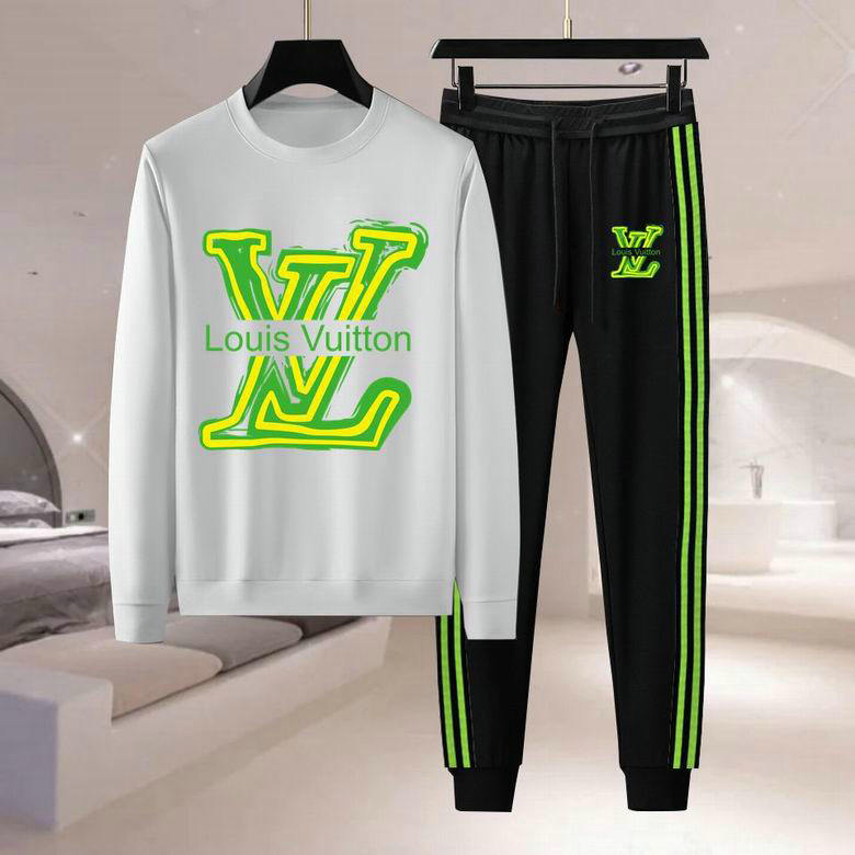 Wholesale Cheap LV Long Sleeve Tracksuits for Sale
