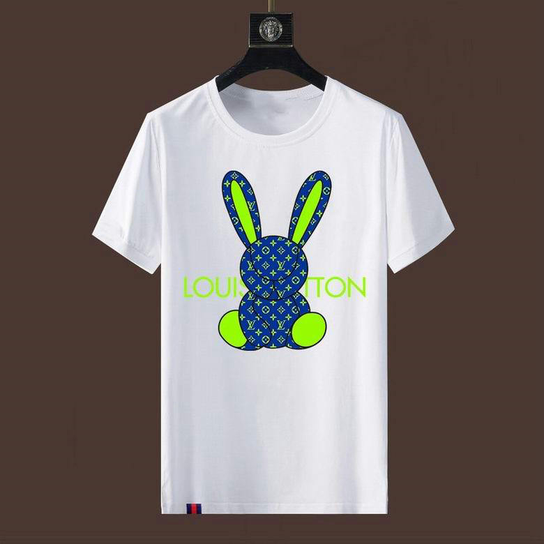 Wholesale Cheap LV Short Sleeve Round Neck T Shirts for Sale