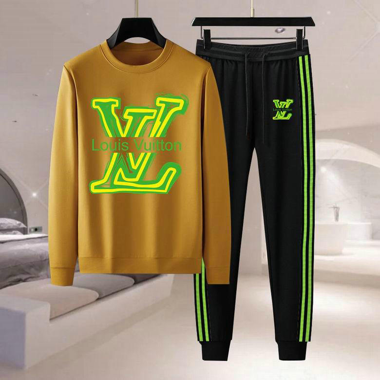 Wholesale Cheap LV Long Sleeve Tracksuits for Sale