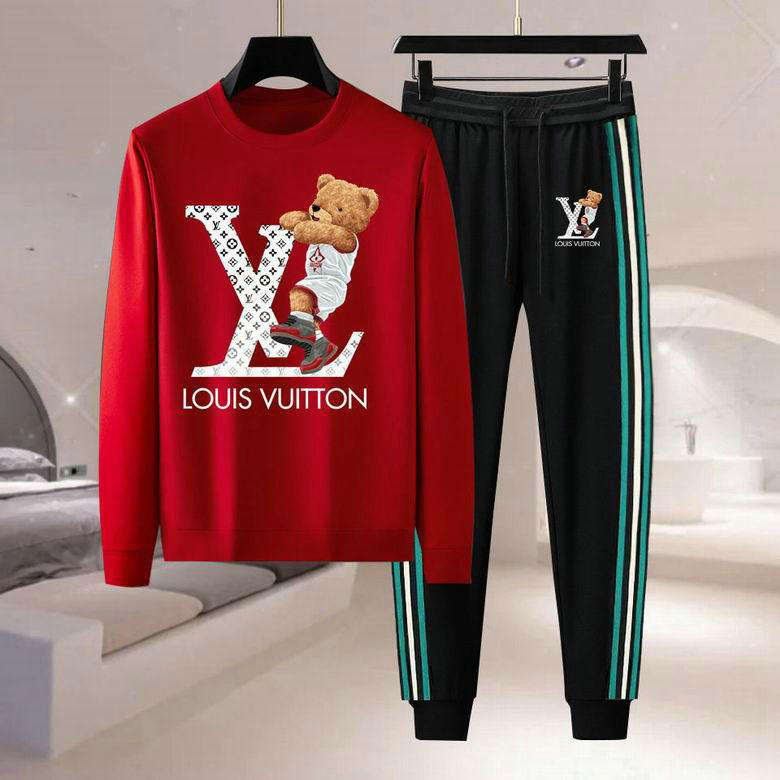 Wholesale Cheap LV Long Sleeve Tracksuits for Sale