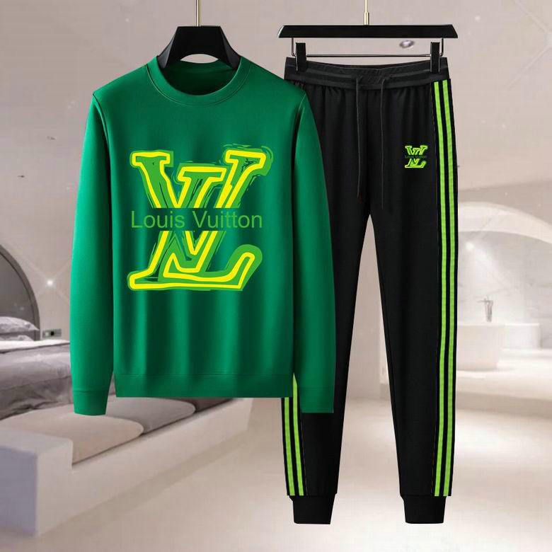Wholesale Cheap LV Long Sleeve Tracksuits for Sale