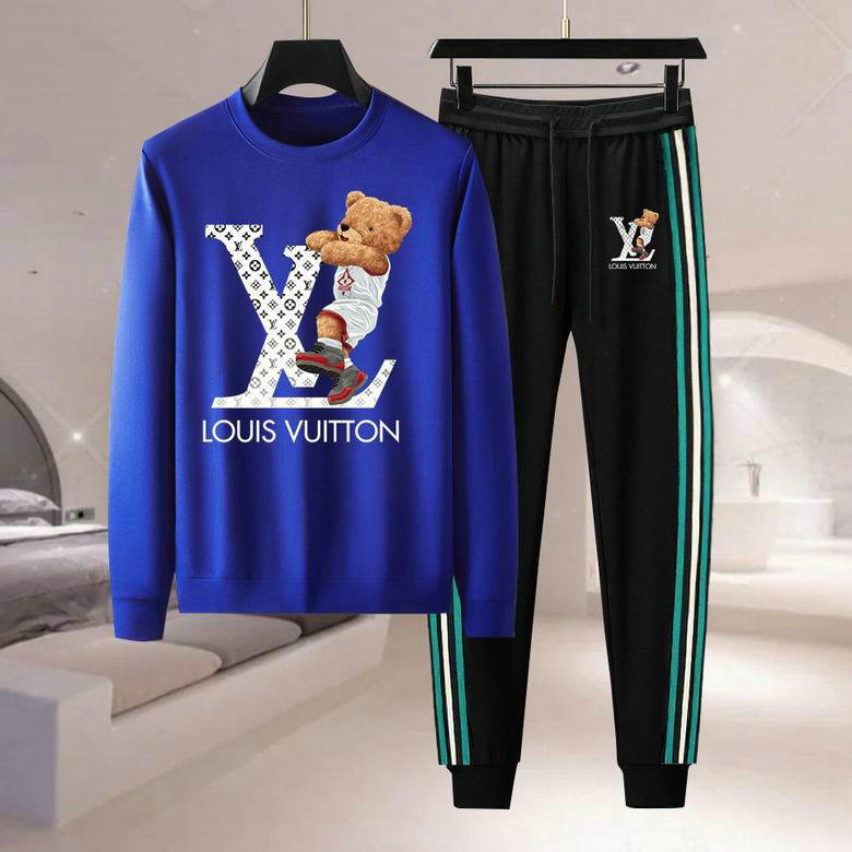 Wholesale Cheap LV Long Sleeve Tracksuits for Sale