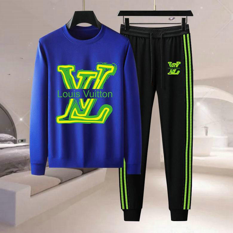 Wholesale Cheap LV Long Sleeve Tracksuits for Sale