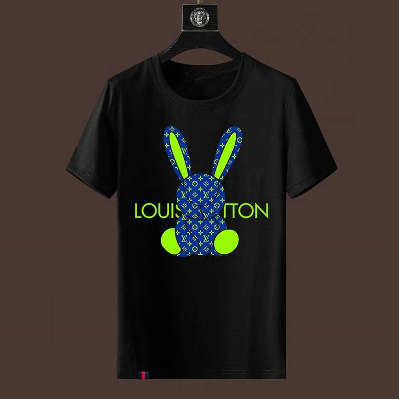 Wholesale Cheap LV Short Sleeve Round Neck T Shirts for Sale