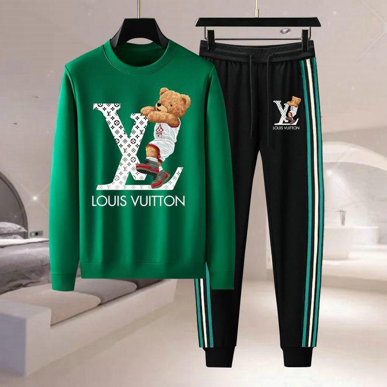 Wholesale Cheap LV Long Sleeve Tracksuits for Sale