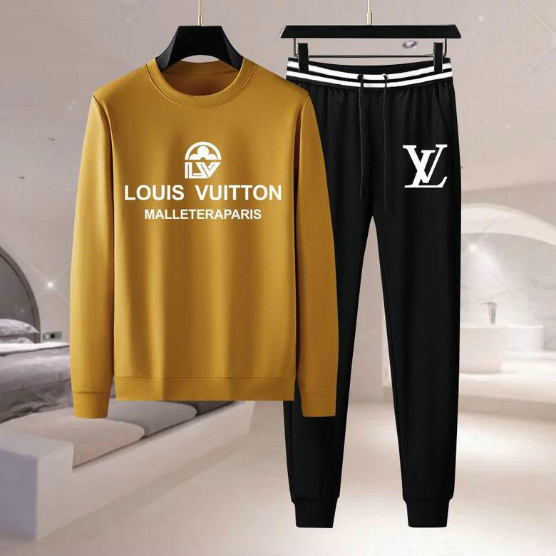 Wholesale Cheap LV Long Sleeve Tracksuits for Sale