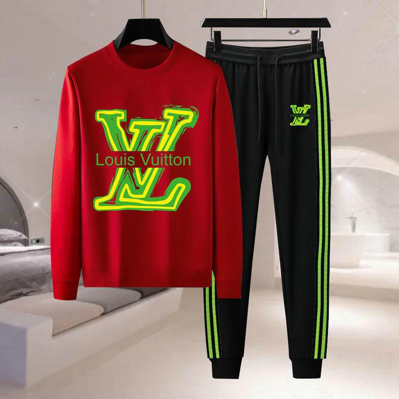 Wholesale Cheap LV Long Sleeve Tracksuits for Sale