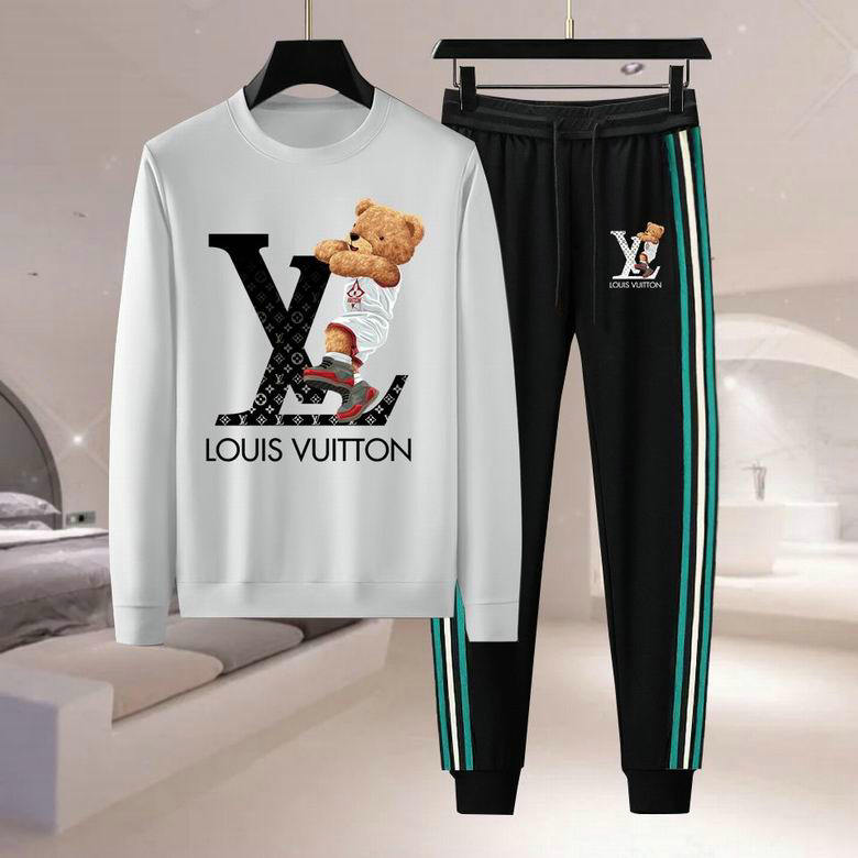 Wholesale Cheap LV Long Sleeve Tracksuits for Sale