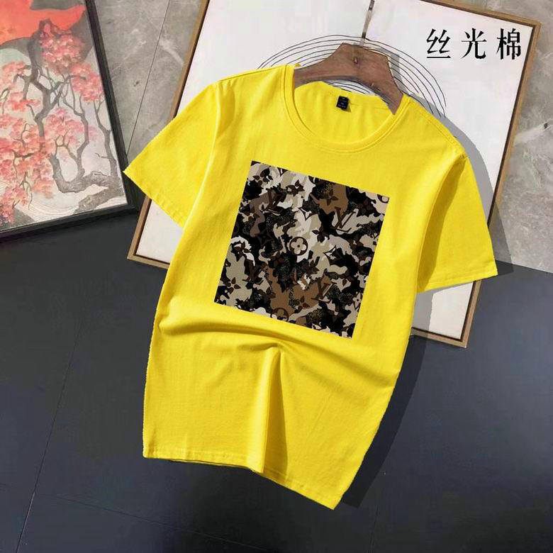Wholesale Cheap LV mens Short Sleeve T shirts for Sale
