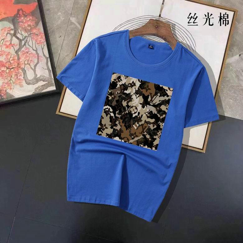 Wholesale Cheap LV mens Short Sleeve T shirts for Sale
