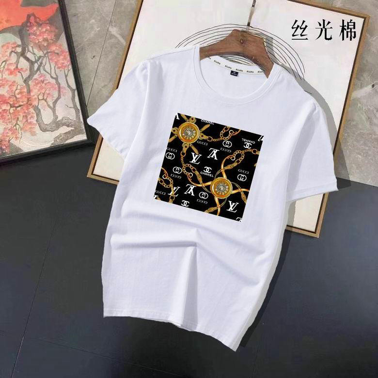 Wholesale Cheap LV mens Short Sleeve T shirts for Sale