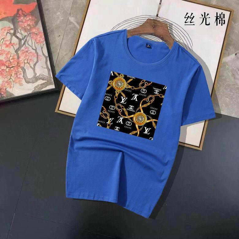 Wholesale Cheap LV mens Short Sleeve T shirts for Sale