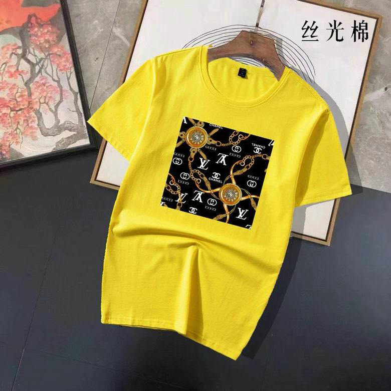 Wholesale Cheap LV mens Short Sleeve T shirts for Sale