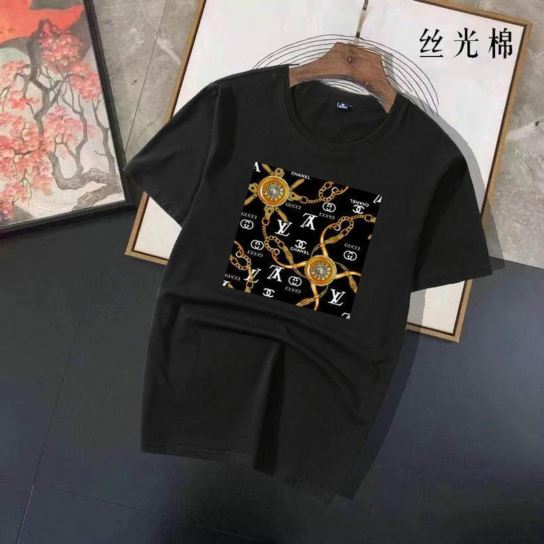 Wholesale Cheap LV mens Short Sleeve T shirts for Sale