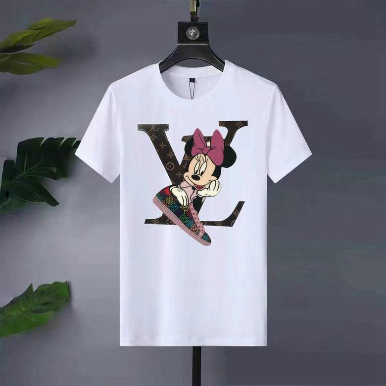 Wholesale Cheap LV mens Short Sleeve T shirts for Sale