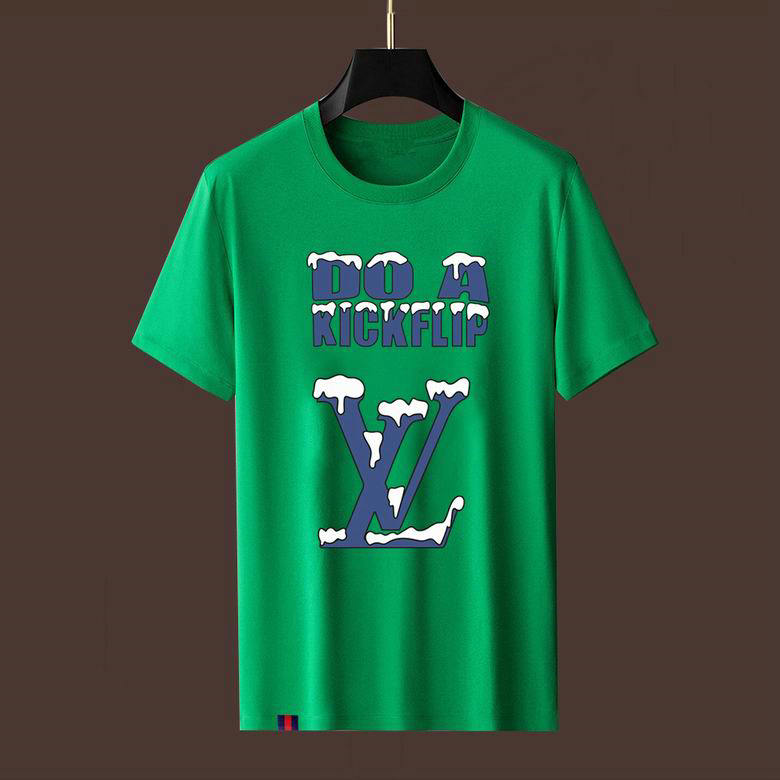 Wholesale Cheap LV Short Sleeve men T Shirts for Sale