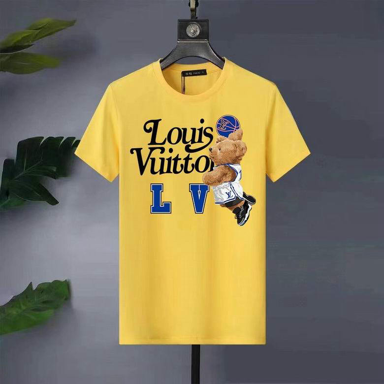 Wholesale Cheap LV mens Short Sleeve T shirts for Sale