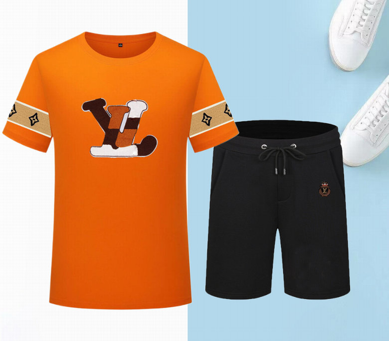 Wholesale Cheap Lv Short Sleeve Tracksuits for Sale