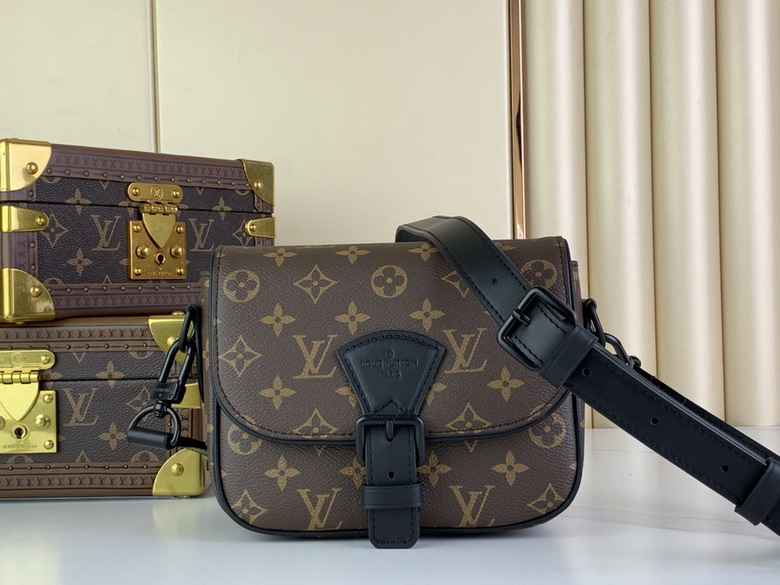 Wholesale Cheap Aaa Louis Vuitton Montsouris Messenger PM Monogram Macassar Canvas Bags for Sale