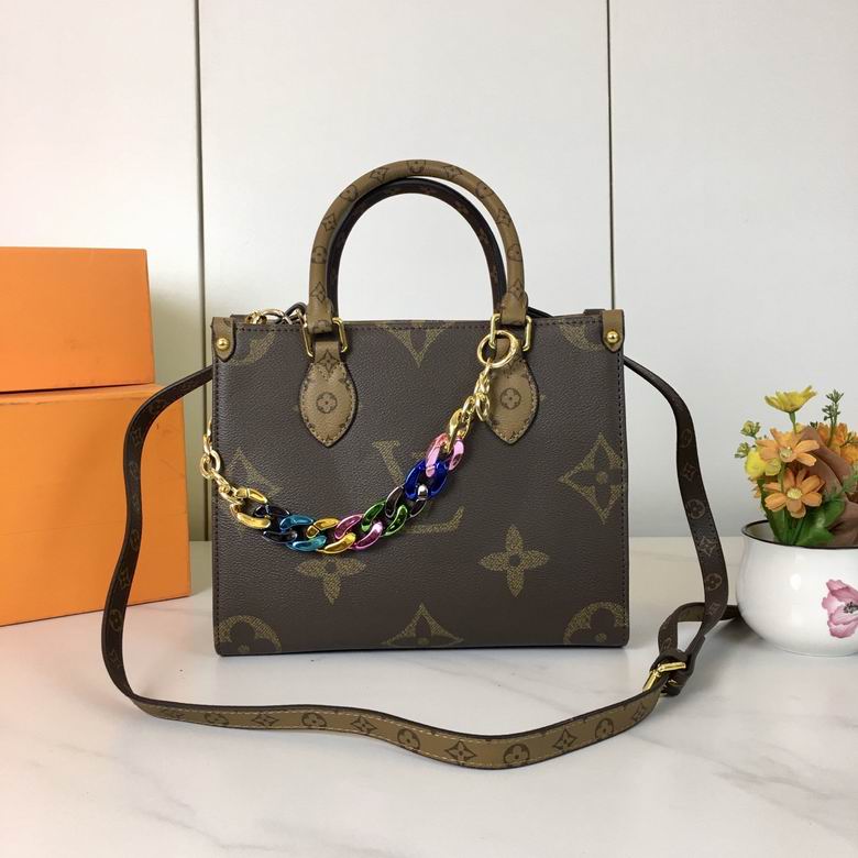 Wholesale High Quality AAA Louis Vuitton OnTheGo Leather Women's Tote Shoulder Bags for Sale