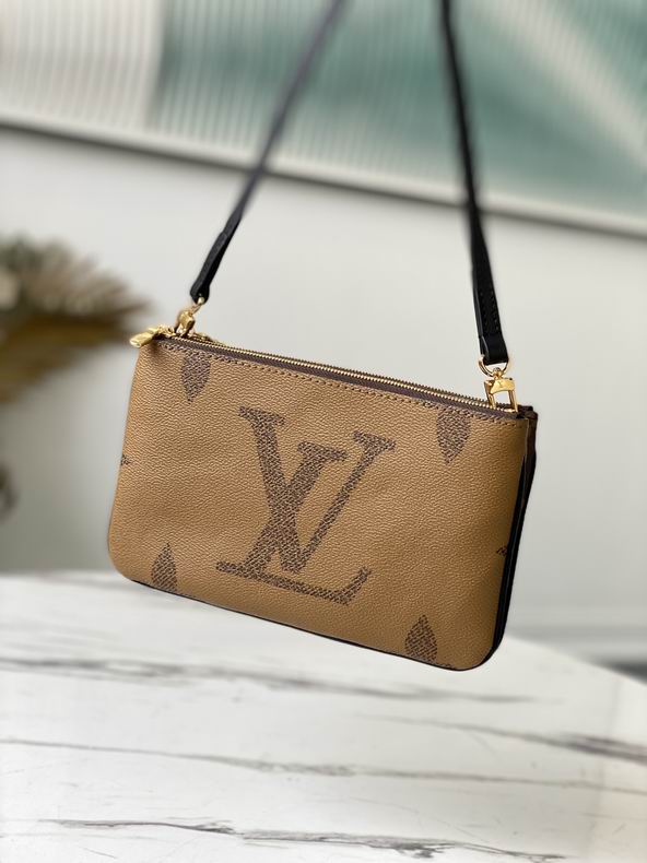 Wholesale Cheap Louis vuitton Double Zip Pochette Bags for Sale