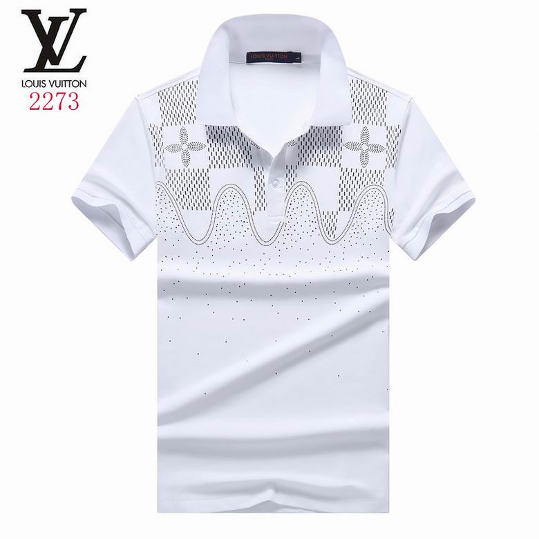 Wholesale Cheap LV Polo Short Sleeve Lapel T Shirts for Sale