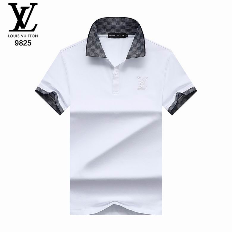 Wholesale Cheap LV Polo Short Sleeve Lapel T Shirts for Sale