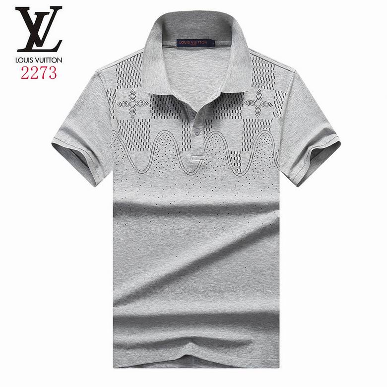 Wholesale Cheap LV Polo Short Sleeve Lapel T Shirts for Sale