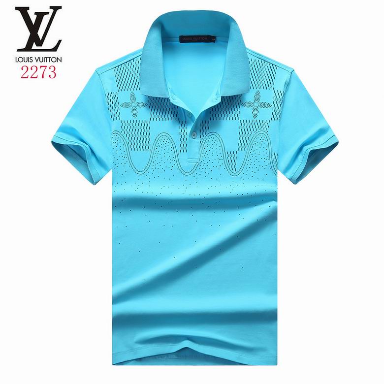Wholesale Cheap LV Polo Short Sleeve Lapel T Shirts for Sale