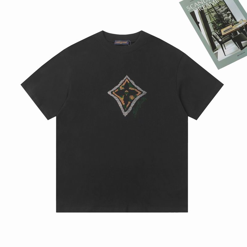 Wholesale High-quality Cheap LV Men's Short Sleeve Replica Designer T Shirts for sale