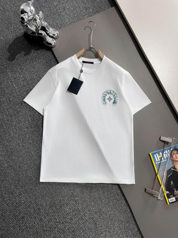 Wholesale High-quality Cheap LV Women's Short Sleeve Crew Neck Replica Designer T Shirts for sale