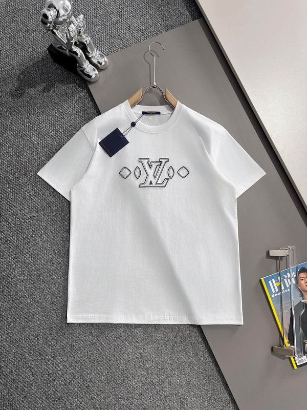 Wholesale High-quality Cheap LV Women's Short Sleeve Crew Neck Replica Designer T Shirts for sale
