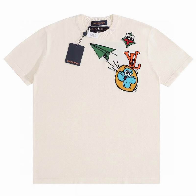 Wholesale High-quality Cheap LV Short Sleeve Replica Designer T Shirts for sale