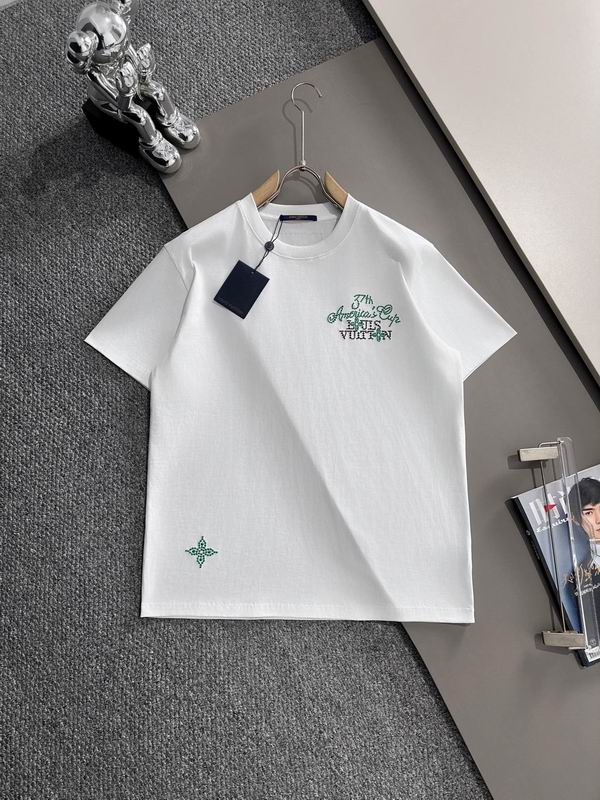 Wholesale High-quality Cheap LV Women's Short Sleeve Crew Neck Replica Designer T Shirts for sale