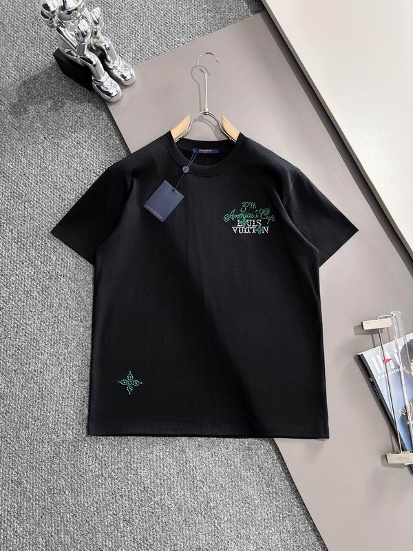 Wholesale High-quality Cheap LV Women's Short Sleeve Crew Neck Replica Designer T Shirts for sale
