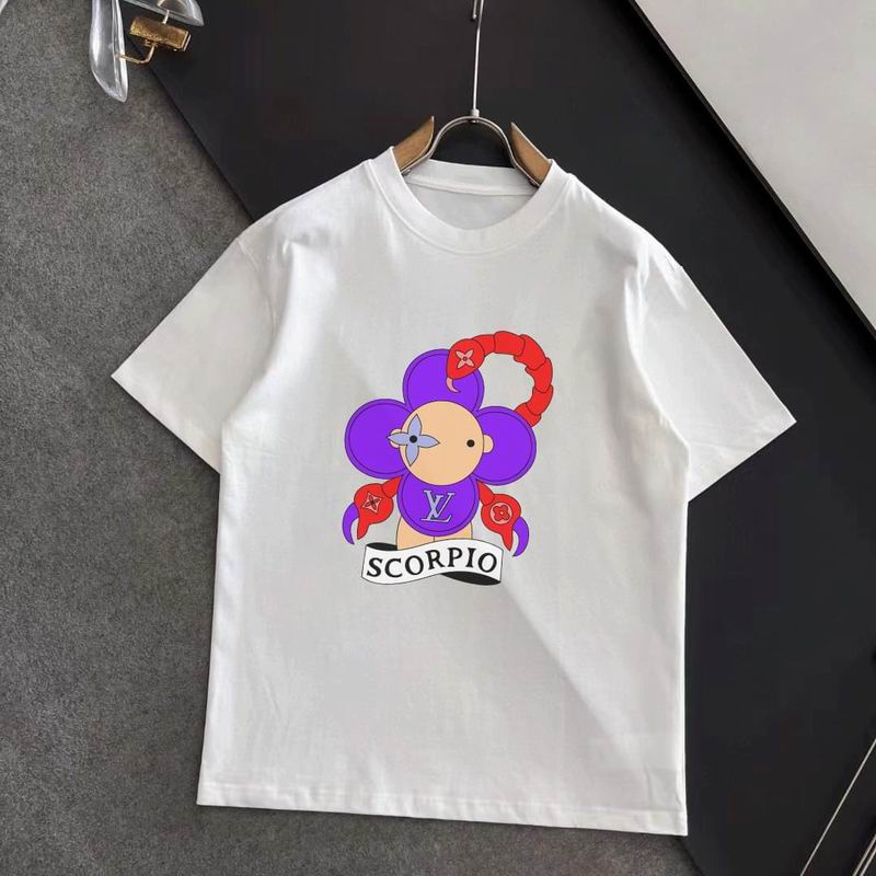 Wholesale High-quality Cheap LV Short Sleeve Replica Designer T Shirts for sale