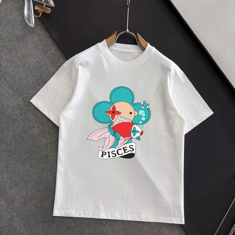 Wholesale High-quality Cheap LV Short Sleeve Replica Designer T Shirts for sale