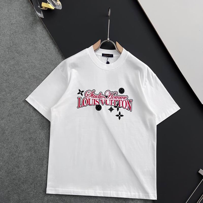 Wholesale High-quality Cheap LV Short Sleeve Replica Designer T Shirts for sale