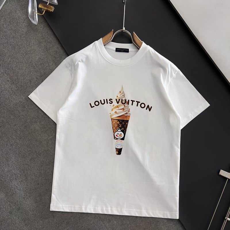 Wholesale High-quality Cheap LV Short Sleeve Replica Designer T Shirts for sale