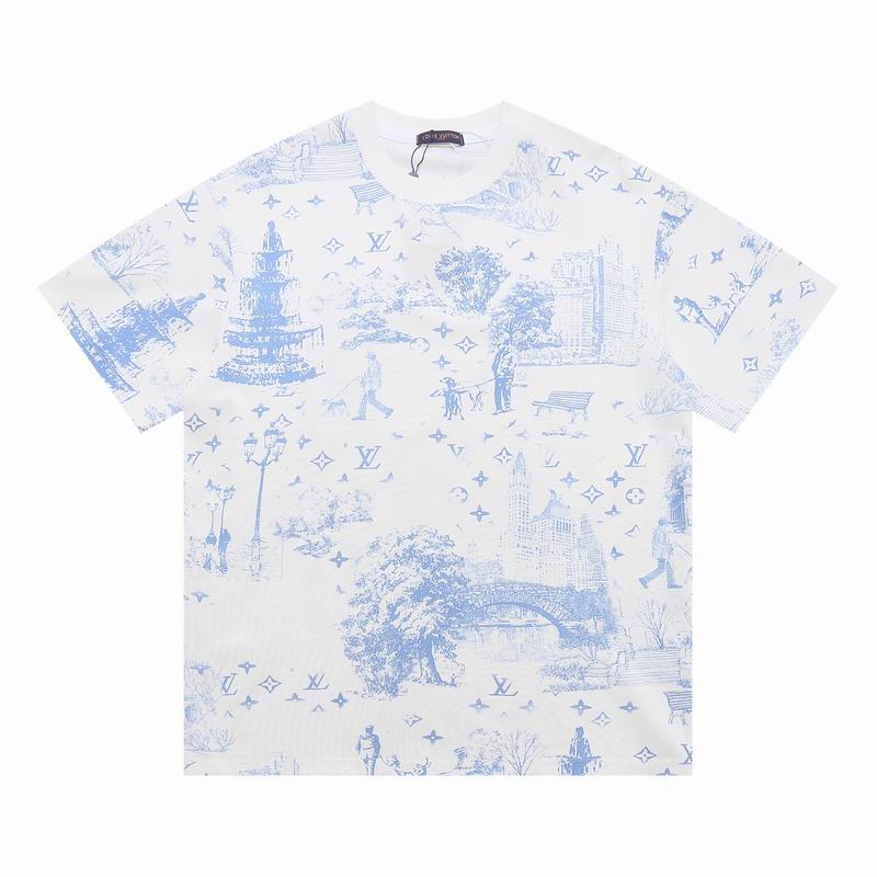Wholesale Cheap High Quality L.ouis Vuitton Replica Short Sleeved Designer T shirts for Sale